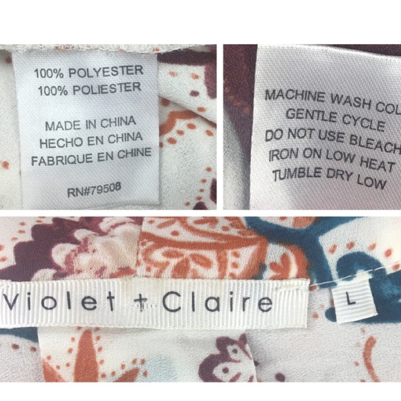 VIOLET + CLAIRE | Boho Floral Sleeveless Blouse - Picture 8 of 8